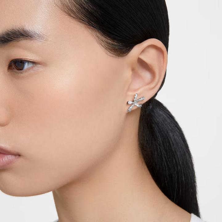 Produktbild Swarovski Volta Ohrstecker Schleife Klein Weiss (Swarovski Metall)