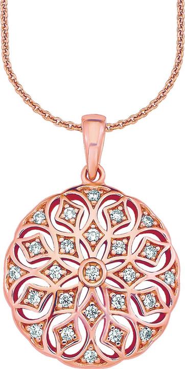 Amor Ornament (Silber, Zirkonia)