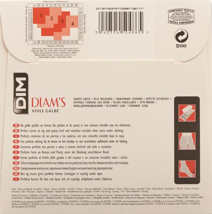 Produktbild DIM Diam's Voile Galbé (22 DEN, 34 - 36)