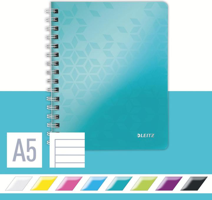 Immagine prodotto Leitz Libro a spirale WOW (A5, Righe, Copertina morbida)