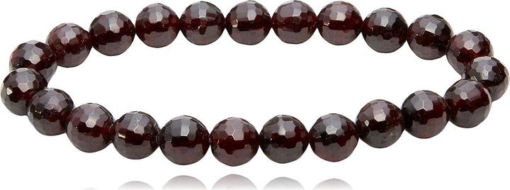 Leyda Granat Armband (18.50 cm, Farbstein)