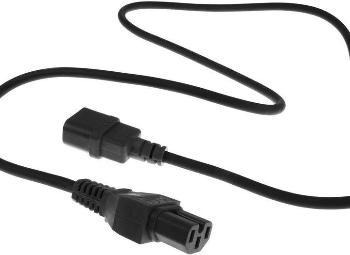 Actual product image Powercord C14 - C15 black 5 m (5 m)