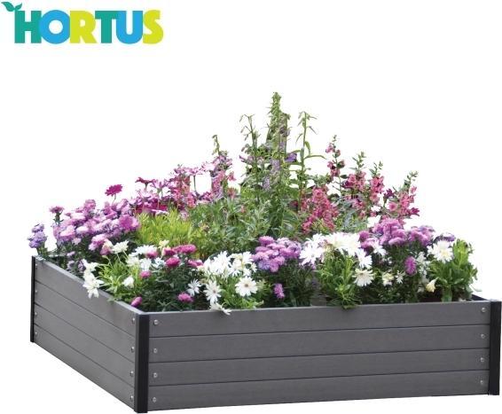Actual product image NSH Nordic Raised garden bed WPC 24 x 110 x 110 cm