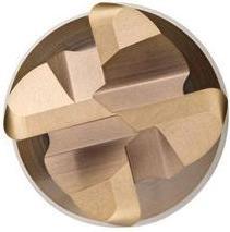 Produktbild Dormer Schaftfräser S521 Nenn-Ø 16 mm Radius 3 mm Gesamtlänge 90 HM TiSiN 45 ° Schneidenanzahl 4