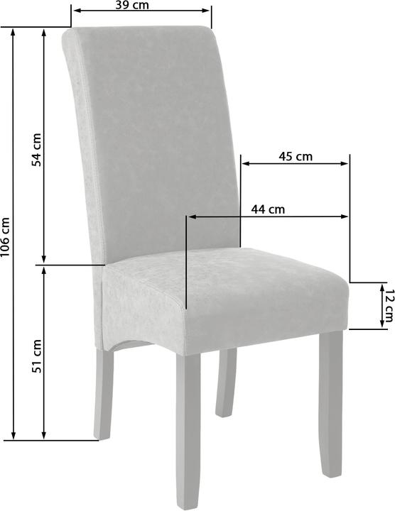 Produktbild tectake Esszimmerstuhl