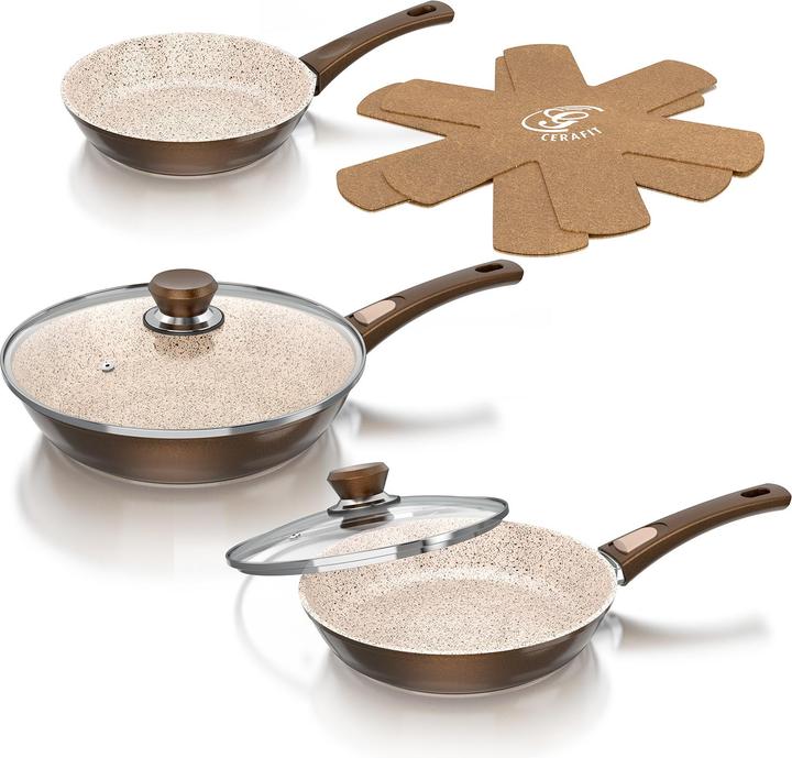 Genius Cerafit Granit (28 cm, Bratpfanne, Aluminiumguss)