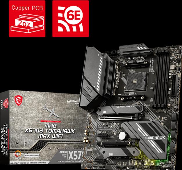 Produktbild MSI X570S Tomahawk Max Wifi (AM4, AMD X570, ATX)