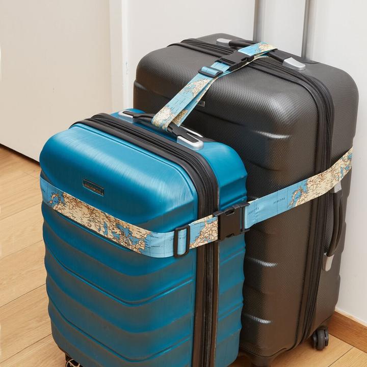 Kikkerland World Traveler Luggage Straps (Kofferriemen)