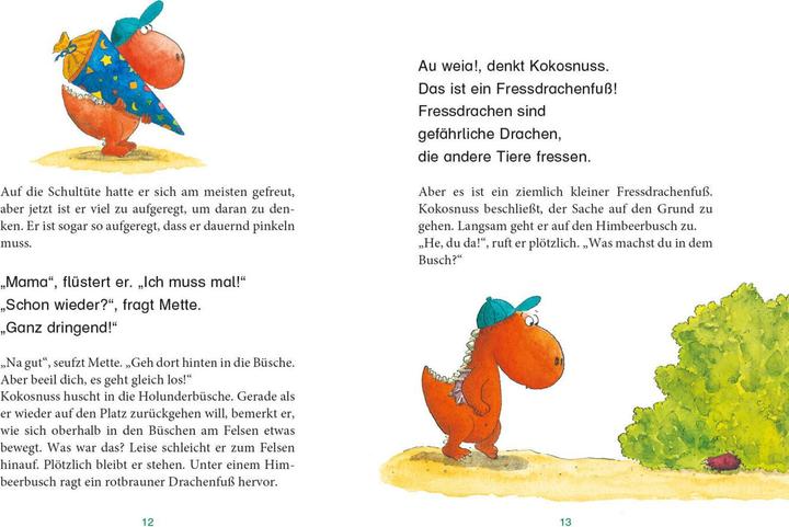 Produktbild Der kleine Drache Kokosnuss kommt in die Schule (Deutsch, Ingo Siegner, 2012)
