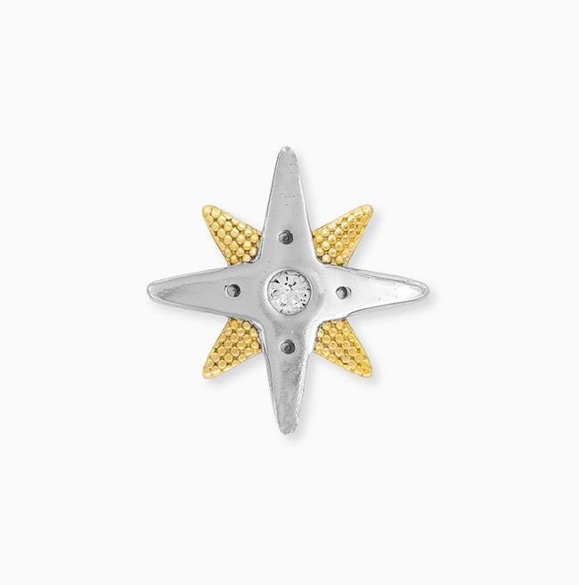 Actual product image Engelsrufer Newstar Bicolour Stud Earrings (925 silver, Coloured stone)