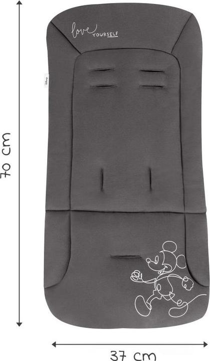 Image du produit Hauck Pushchair Seat Liner Mickey Mouse Noir