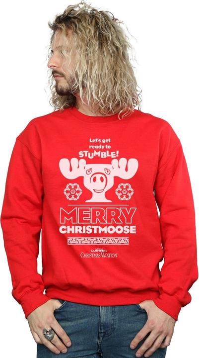 Immagine prodotto National Lampoon´s Vacation National Lampoon's Christmas Vacation Merry Christmoose Felpa Uomo (S)