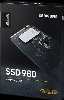 Actual product image Samsung 980 (250 GB, M.2 2280)