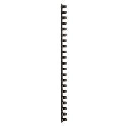 Actual product image GBC Binder spine 12mm, 21 rings, black, 100 pcs.