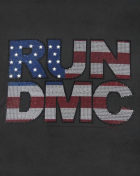 Produktbild Amplified RunDMCTanktop mit USAFlaggenDesign und Schmucksteinen (S)