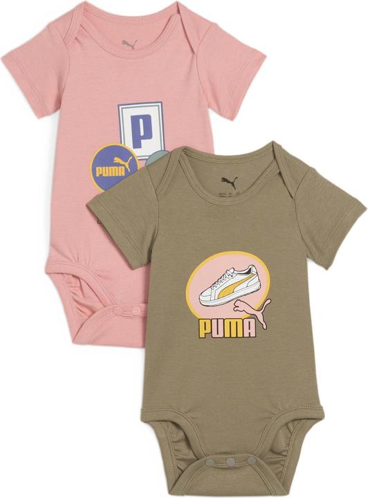 Puma MINICATS Newborn 2-Pack Graphic Bodysuit Set INF