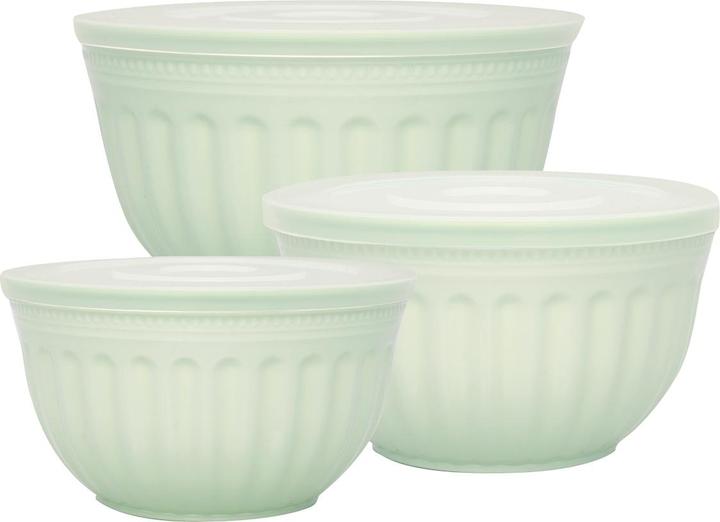 Immagine prodotto Greengate Ciotola Alice con coperchio verde chiaro Set3 (1 x)