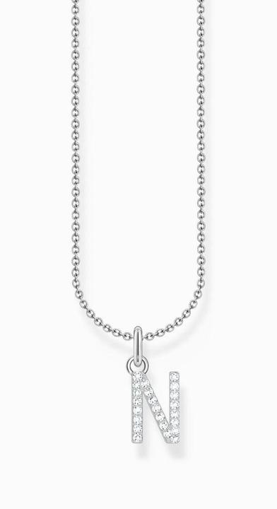 Image du produit Thomas Sabo Chaîne avec pendentif lettre N argent (Argent 925, 38 - 45 cm)