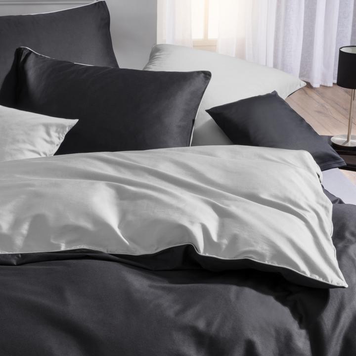 Produktbild Living Home UNI schwarz (Duvetbezug, 200 x 210 cm)