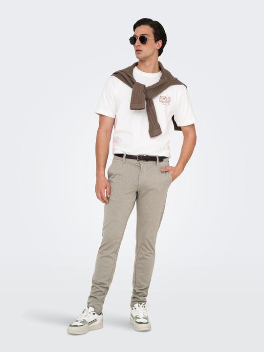 Produktbild Only & Sons Onsmark Slim Tap 0209 Melange Pant Noos (34)