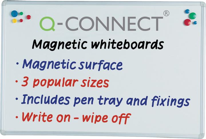 Image du produit Q-Connect Tableau blanc en acier (150 x 100 cm)