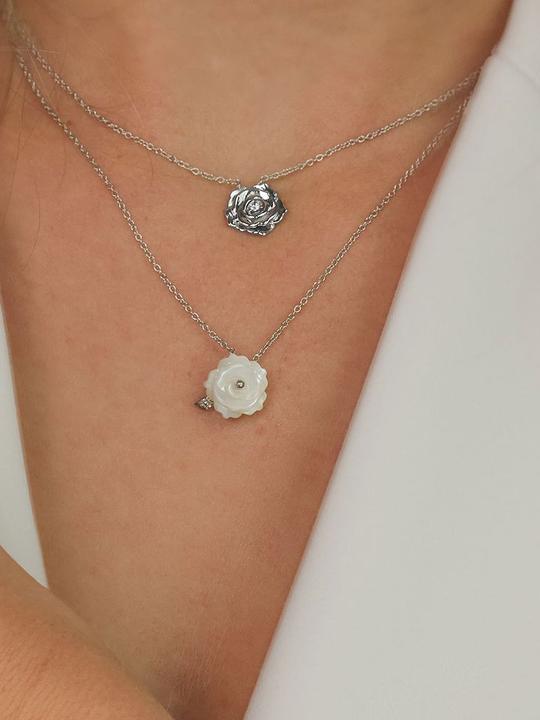 Image du produit Engelsrufer Collier Rose (Argent 925, Pierre de couleur, 40 - 44 cm)