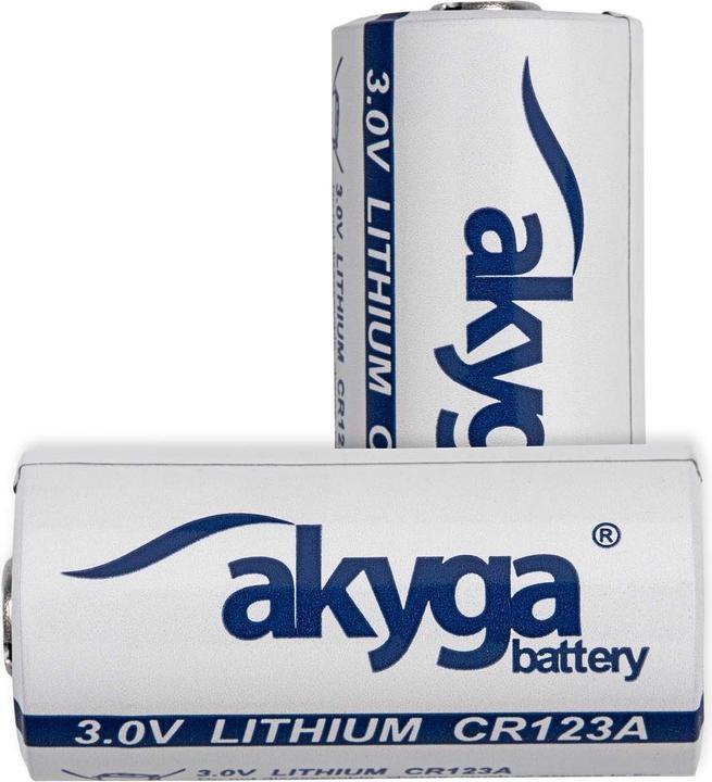 Image du produit Akyga Knopfzelle CR-123A 3 V 1 St. 1500 mAh Li-MnO2 CR123HT (1 pcs, RCR123A, 1500 mAh)