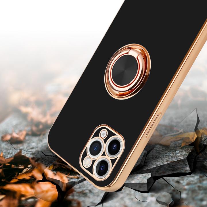 Immagine prodotto Cadorabo Custodia per Apple iPhone 11 PRO MAX in TPU con protezione della fotocamera e anello Stile LM089 (Apple iPhone 11 Pro Max)