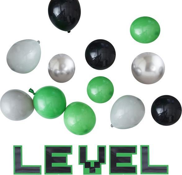 Immagine prodotto Ginger Ray Set di palloncini e livelli Gioco su adatto ai numeri palloncini mosaico stand fai da te 40