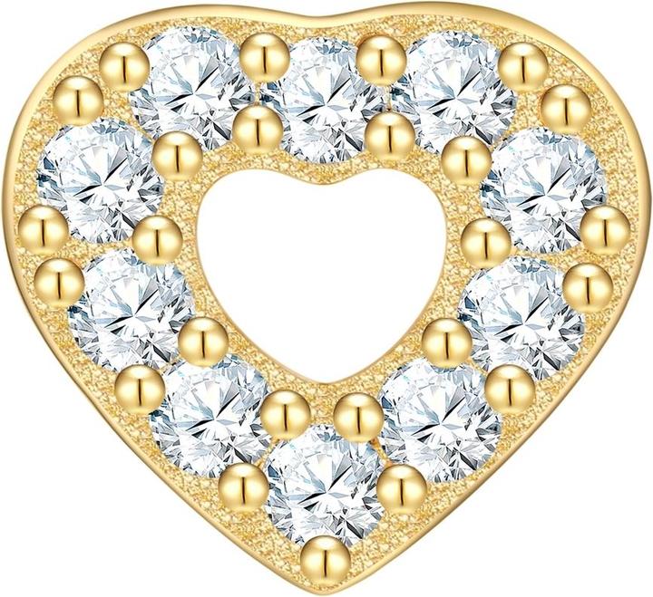 Produktbild Glanzstücke München Damen Ohrstecker Herz Sterling Silber - 37384 (Sterling Silber)