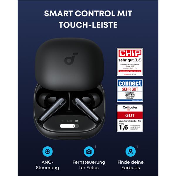 Image du produit soundcore Liberty 4 Pro (ANC, 10 h, Sans fil)