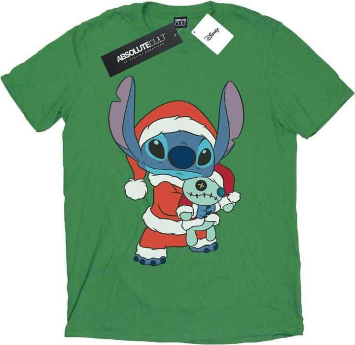 Disney Lilo And Stitch Stitch Christmas TShirt (S)