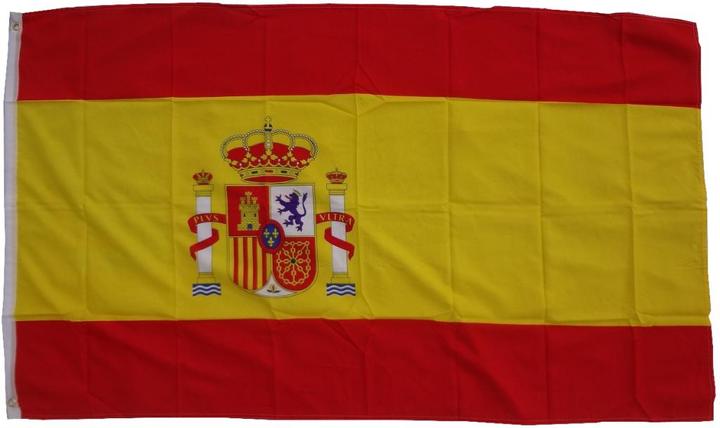 Image du produit trends4cents Drapeau XXL Espagne 250 x 150 cm Drapeau avec 3 oeillets 100g/m² poids du tissu Hissflag