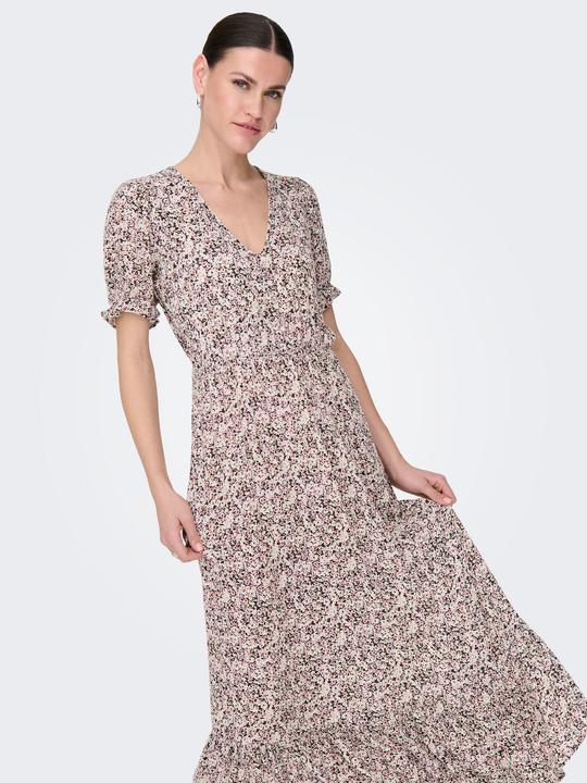 Actual product image Only Regular fit Round neck Elasticated cuffs Long dress Dress (S)