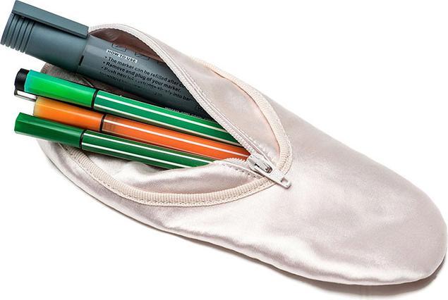 Actual product image Sansha Lace Shoe Pencil Case - SSPC