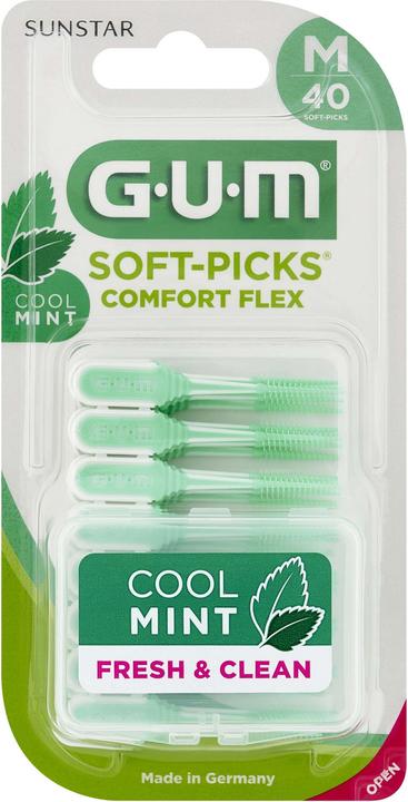 GUM SUNSTAR Soft Picks Comfort Flex regular mint (40 x)