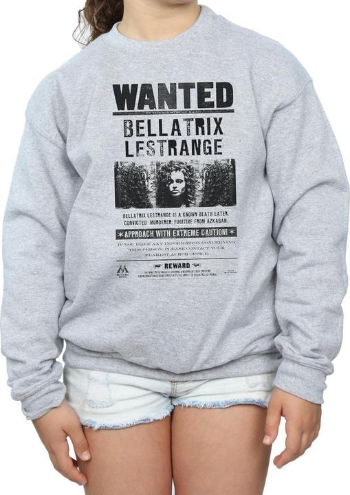 Produktbild Bellatrix Lestrange Wanted Sweatshirt Mädchen (140, 146)
