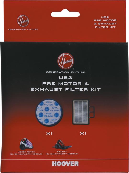 Actual product image Candy Hoover U52 Kit Engine Filter + Hepa Filter