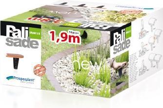 Produktbild Deuba Edge Garden Pallisade Flache Würfel 3,8m Terrakota (380 cm)