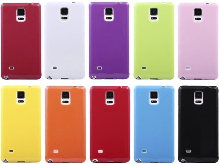 Actual product image König Design Protective cover TPU Case for mobile Samsung Galaxy Note 4 SM N910 Red (Samsung Galaxy Note 4)