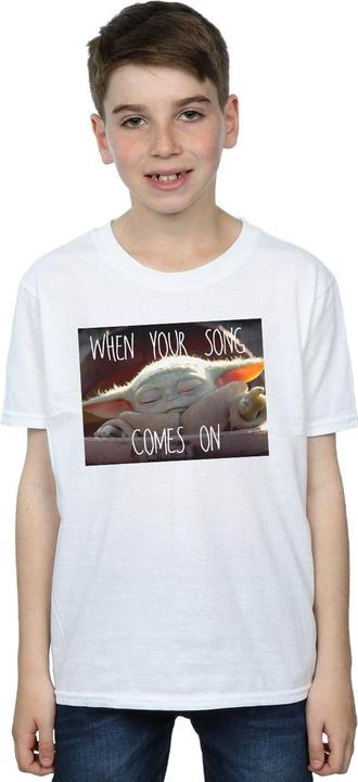 Immagine prodotto Star Wars The Mandalorian The Child Song Meme Maglietta Ragazzi (140, 146)