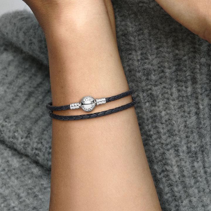 Actual product image Pandora Double (38 cm, Silver, Leather)
