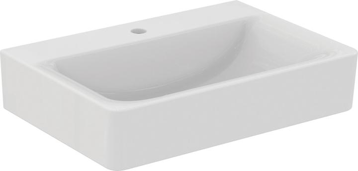 Immagine prodotto Ideal Standard Lavabo standard ideale Connect Cube 650mm E8106, senza troppopieno. (650 mm, 460 mm)