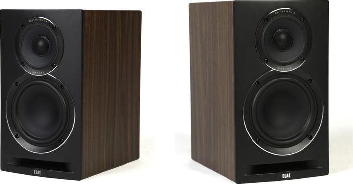 ELAC Uni-Fi Reference UBR6 Haut-parleurs d'étagère, noir/bois Paire (1 paire)