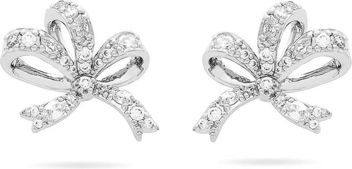 Produktbild Swarovski Volta Ohrstecker Schleife Klein Weiss (Swarovski Metall)