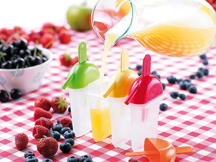 Image du produit Rosenstein & Söhne Moule pour 8 popsicles maison avec paille