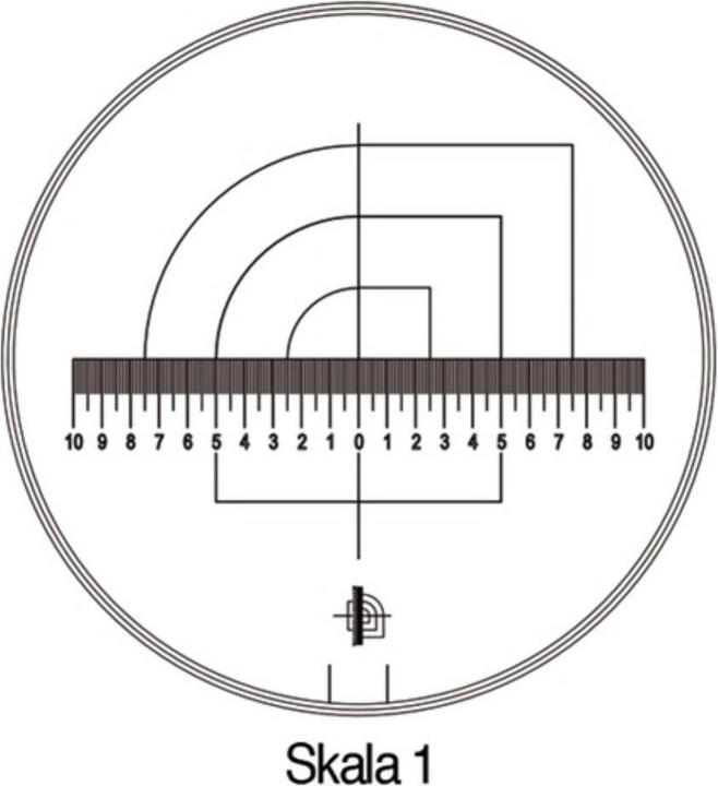 Immagine prodotto Schweizer Scala di misura Tech-Line Scala-Ø 25/2,5 mm Scala Duo 1 - Standard (45 mm)