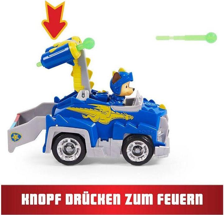 Immagine prodotto Spin Master PAW Patrol Rescue Knights Chase Transformable Toy Car con figura d'azione collezionabile