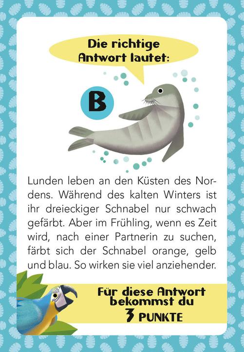 Immagine prodotto National Geographic Quiz sugli animali. 100 domande sugli animali per gli appassionati di quiz e gli amanti degli (Tedesco)