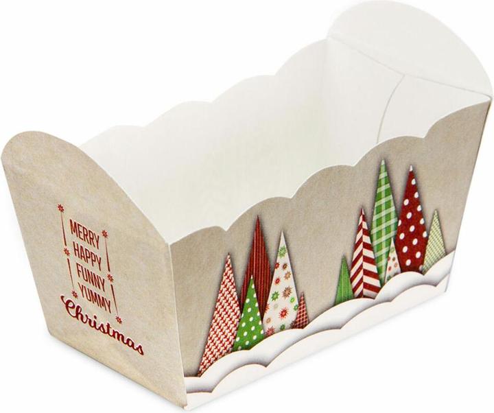 Image du produit Städter Moule à pâtisserie en papier Yummy Christmas 7x4x4 cm 10 pièces (7 cm)
